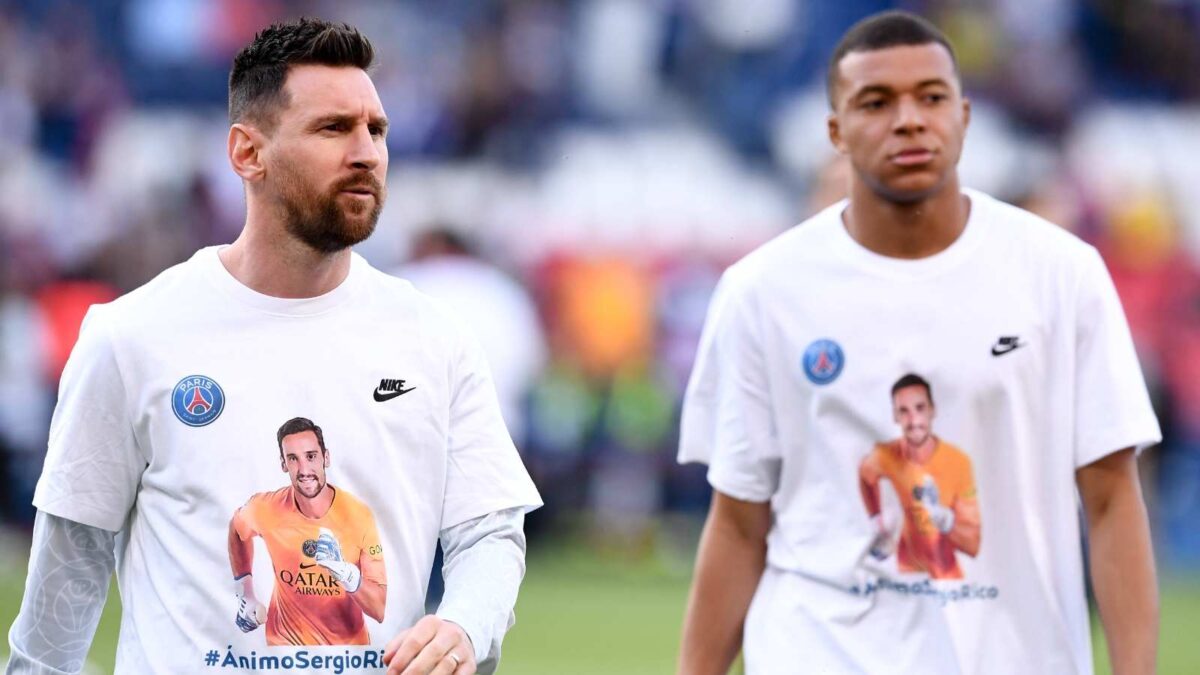 Messi and Mbappe