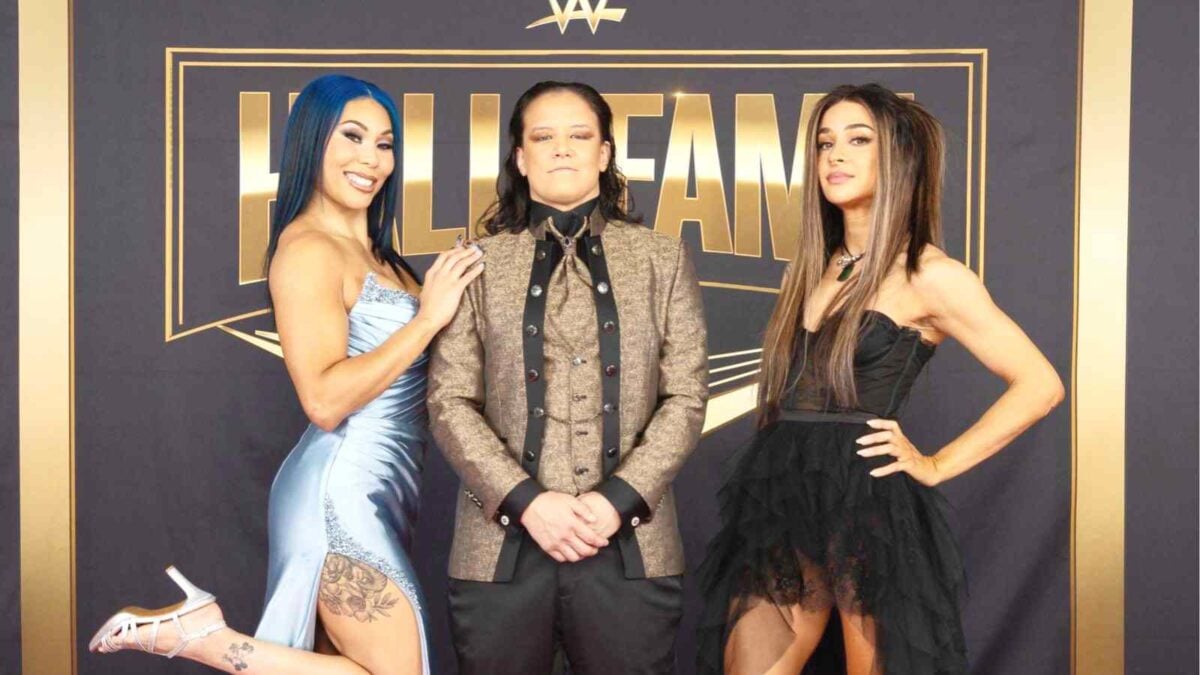 Michin, Shayna Baszler, and Dakota Kai