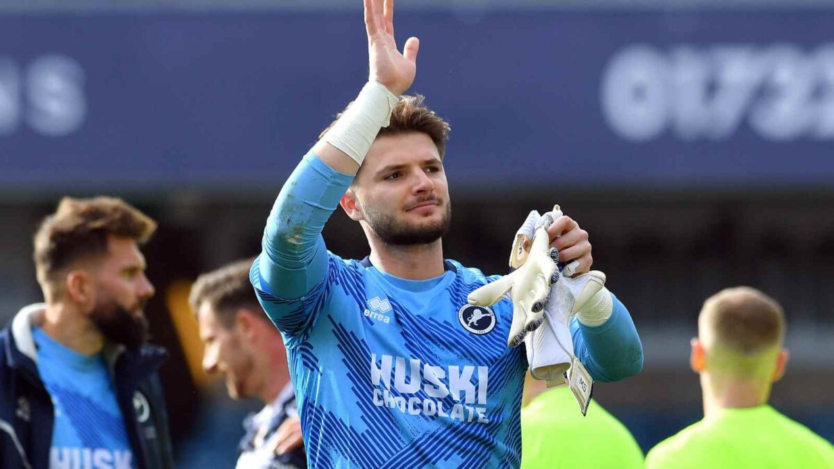 Millwall goalkeeper Matija Sarkic