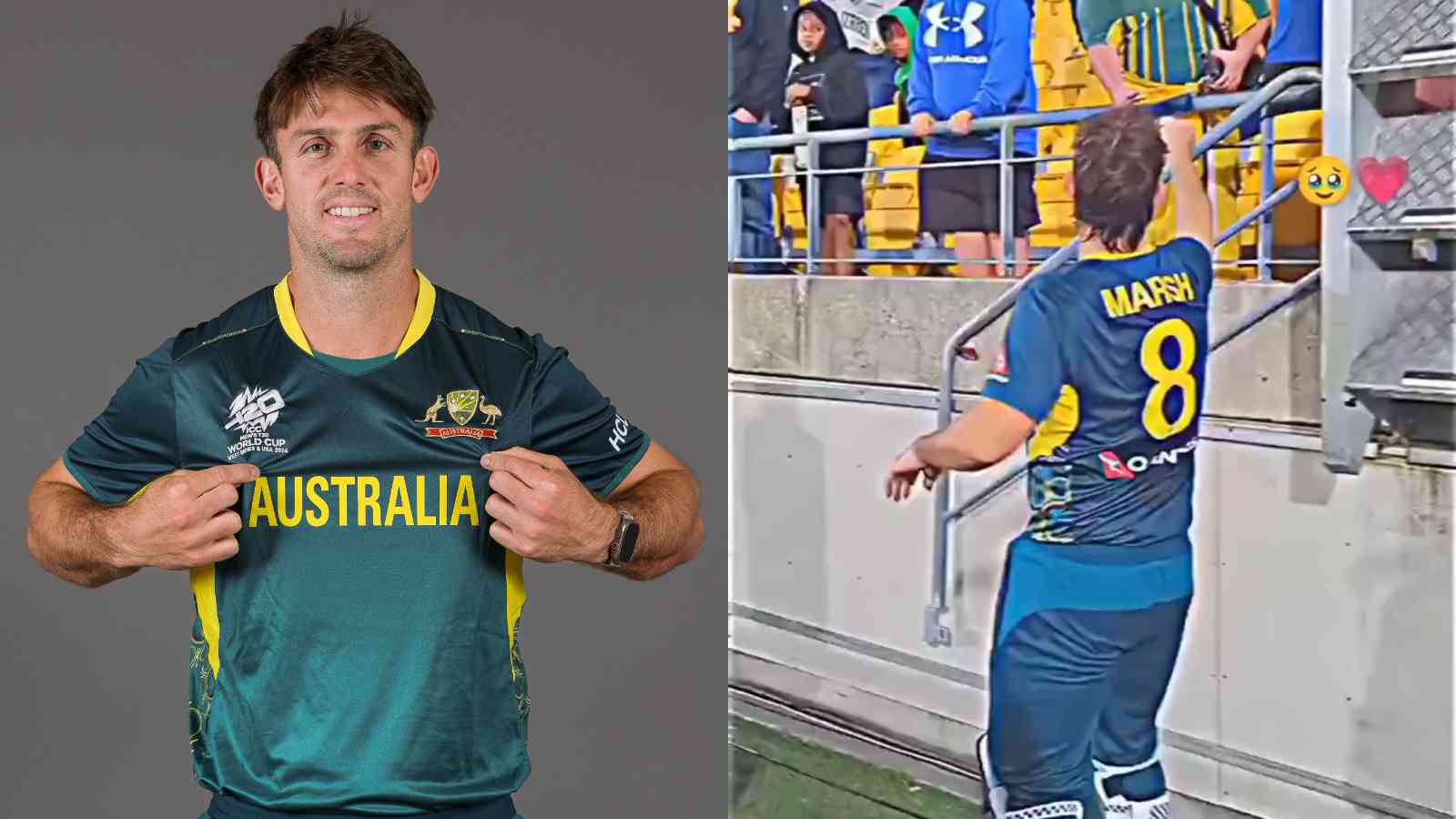 Mitchell Marsh is always willing to walk the extra mile to make a fan smile