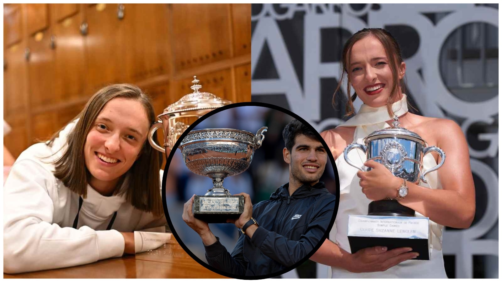 Iga Swiatek has a heartfelt message for Carlos Alcaraz after his 3rd Grand Slam title win at Roland Garros