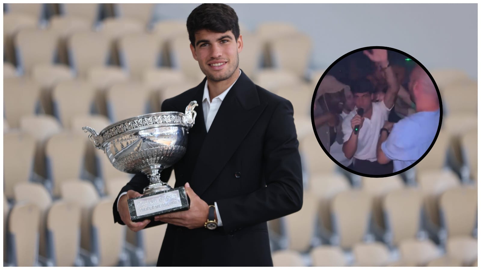 WATCH: Carlos Alcaraz sings ‘We are the champions’ after winning Roland Garros