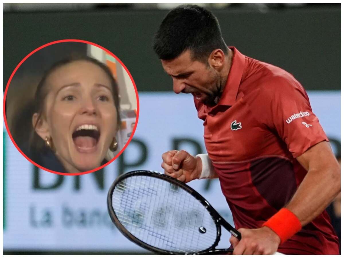 WATCH: Novak Djokovic's wife Jelena ecstatically celebrates her husband ...