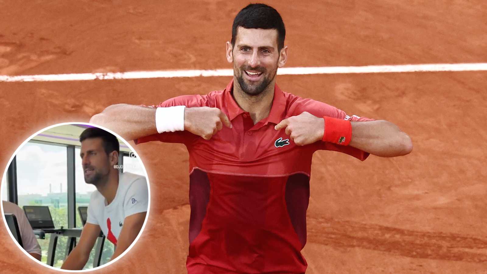 WATCH: Novak Djokovic shares an update from the gym as he nears tennis comeback