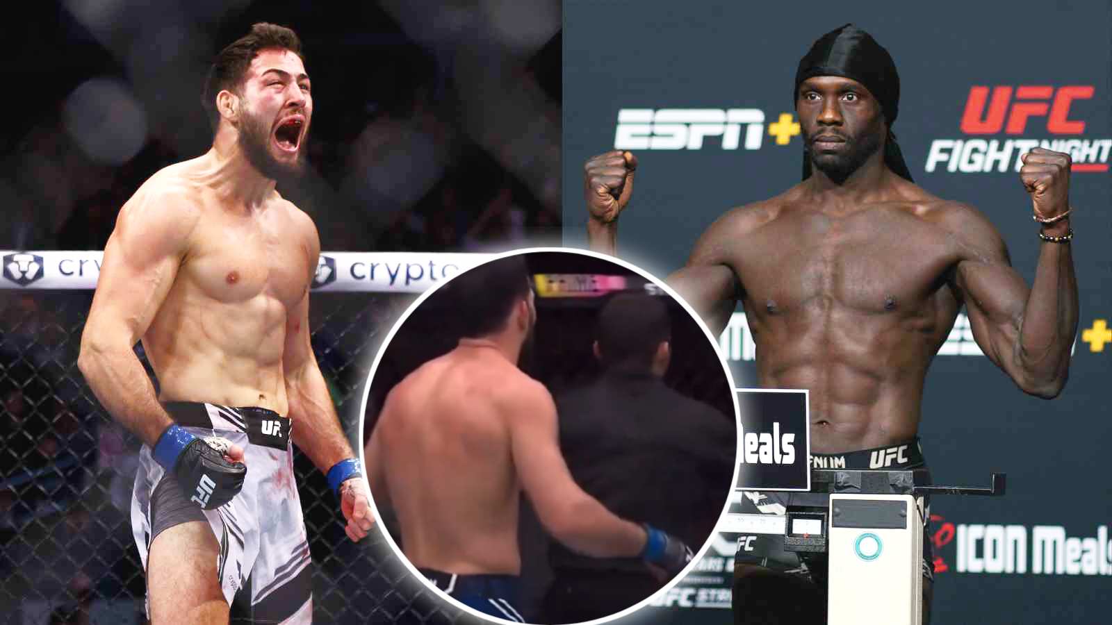 “Absolute moronic officiating” – Jared Cannonier vs Nassourdine Imavov sees SHOCKING early stoppage leaving fans furious