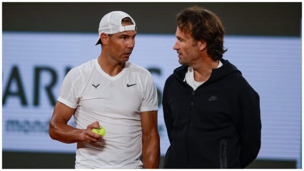 Rafael Nadal and Carlos Moya