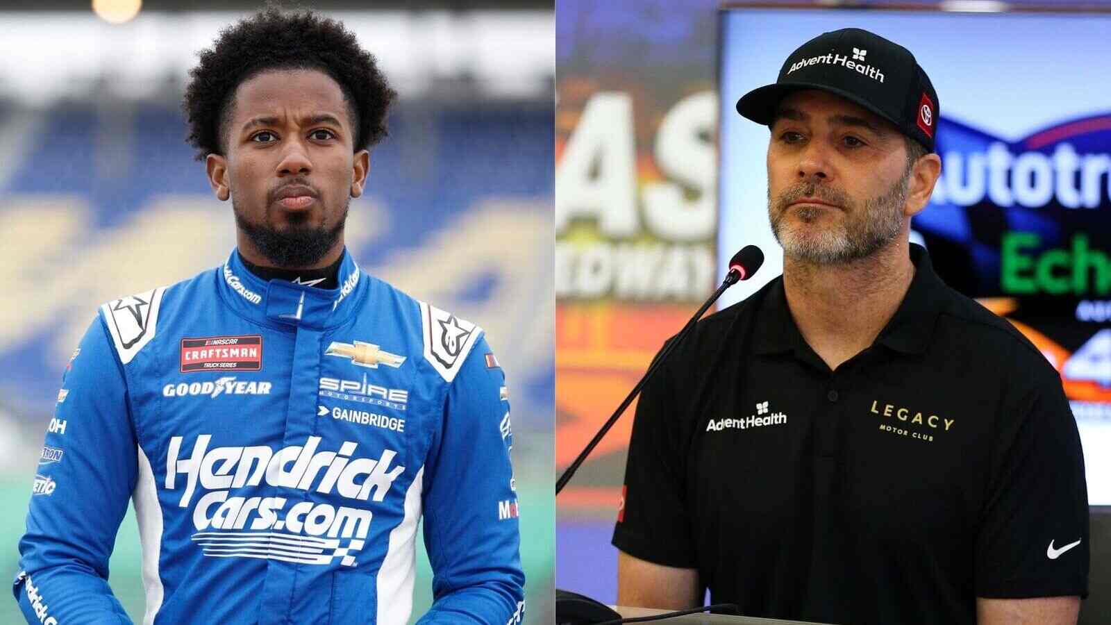 Rajah Caruth names “really infectious” Jimmie Johnson as his idol