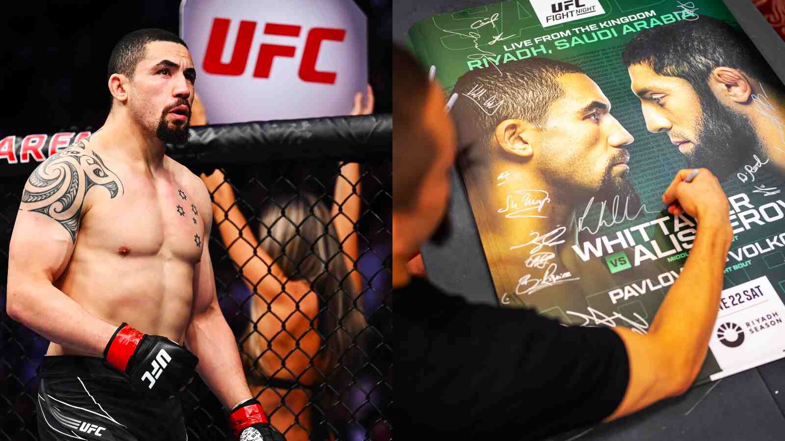 “I’m going hunting…” Robert Whittaker unveils fierce agenda for UFC Saudi Arabia, pursues WIN for next title shot