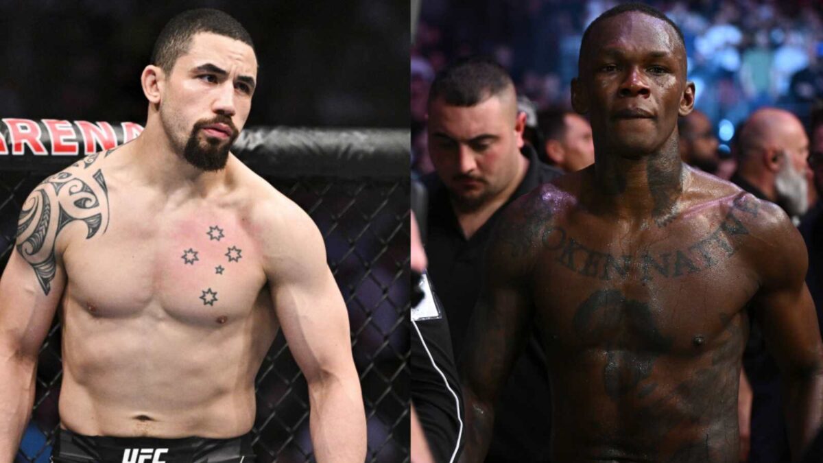 Robert Whittaker and Israel Adesanya