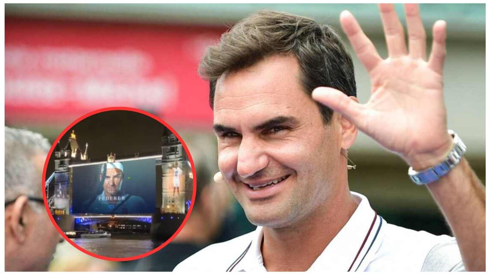 WATCH: Roger Federer’s Documentary “???????: ?????? ????? ????” unbelievable ad shows up on London’s Tower Bridge