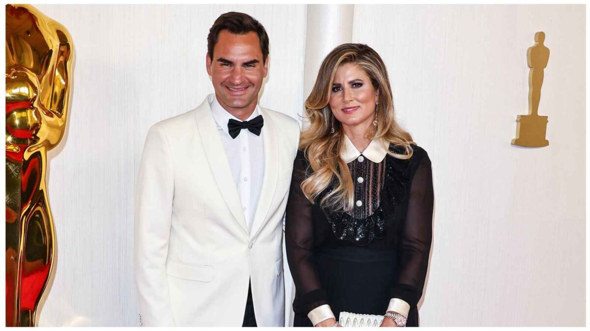 Roger Federer and Mirka Federer