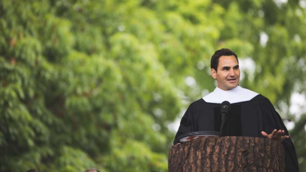 Roger Federer at Dartmouth College