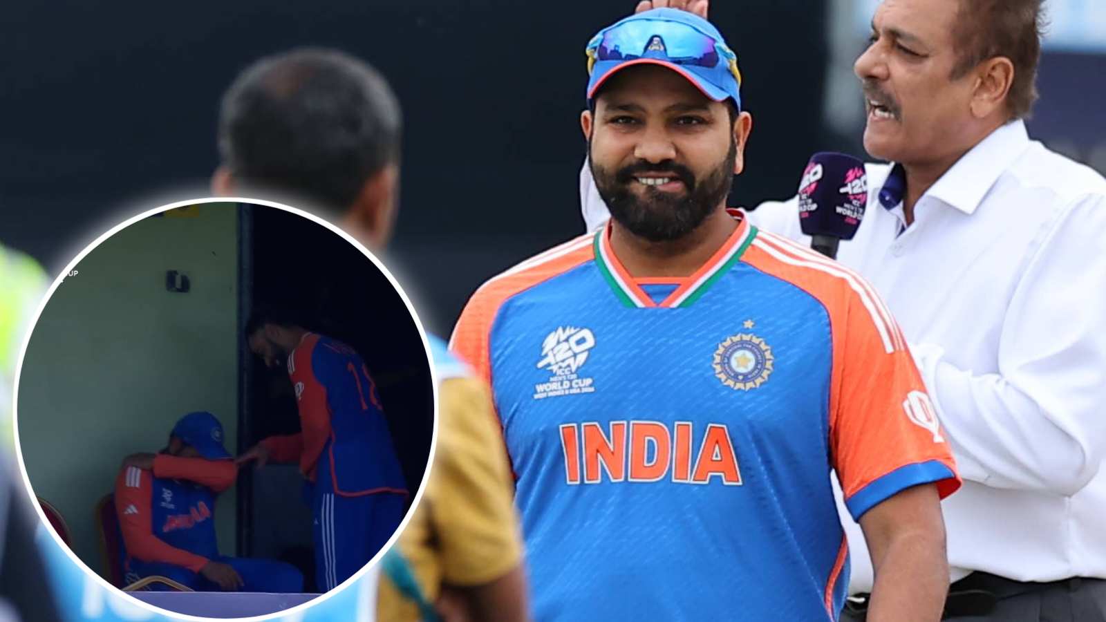 WATCH: Virat Kohli consoles Rohit Sharma after he becomes emotional post India’s win against England in 2024 T20 World Cup semifinal