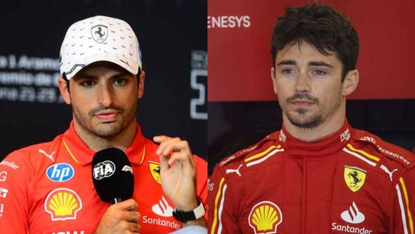 Carlos Sainz [L[ Charles Leclerc [R]