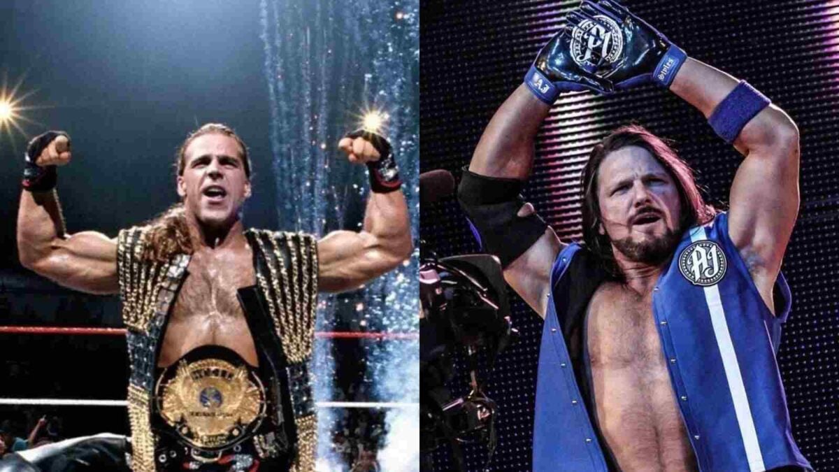 Shawn Michaels and AJ Styles