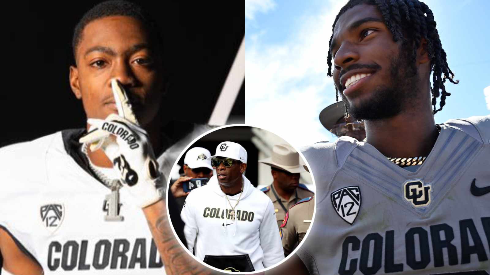 Colorado QB Shedeur Sanders attempts to follow father Deion’s footsteps as he guides LaJohntay Wester through the field, helping him grow familiar with his game