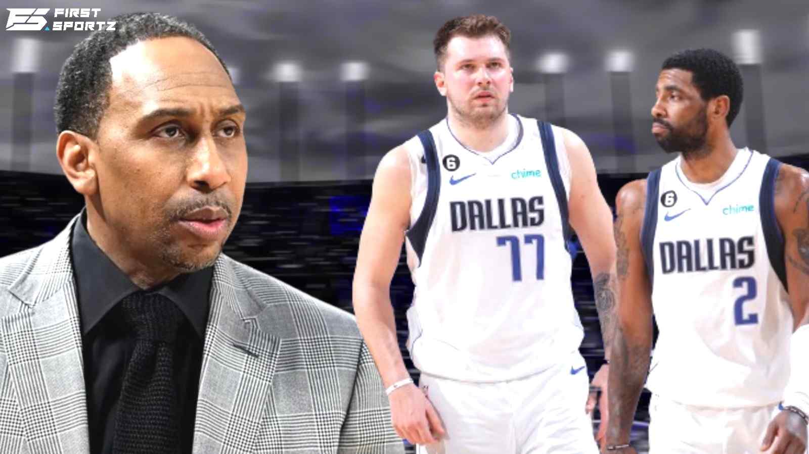 Stephen A. Smith DEMOTES Kyrie Irving and Luka Doncic from his All-Time Top 5 backcourt duo list