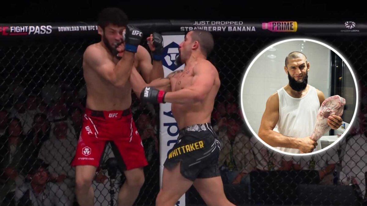 Khamzat Chimaev sends message to Robert Whittaker after UFC Saudi Arabia win 