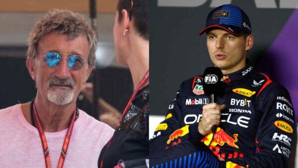 Eddie Jordan and Max Verstappen (via IMAGO)