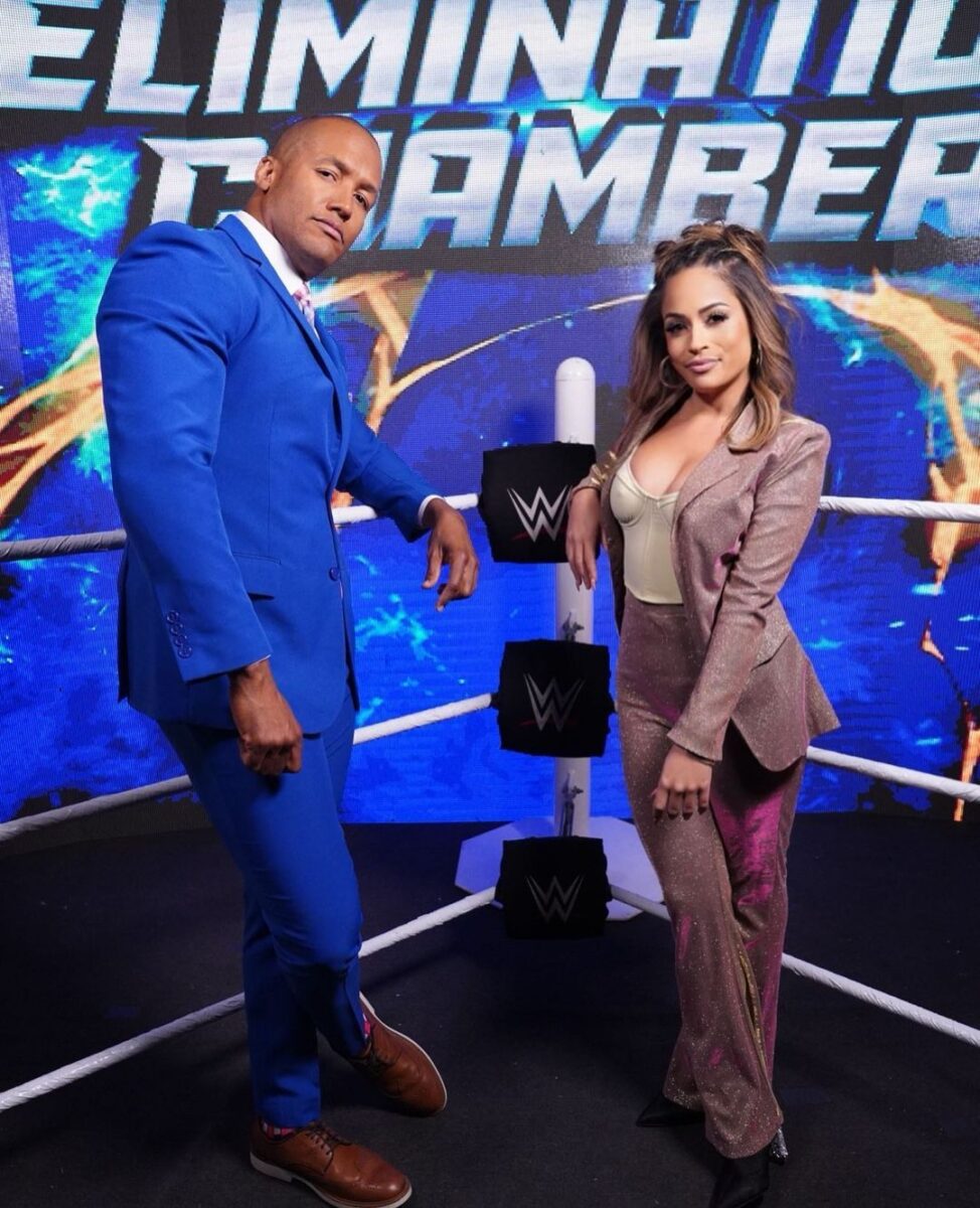 Kayla Braxton and Byron Saxton