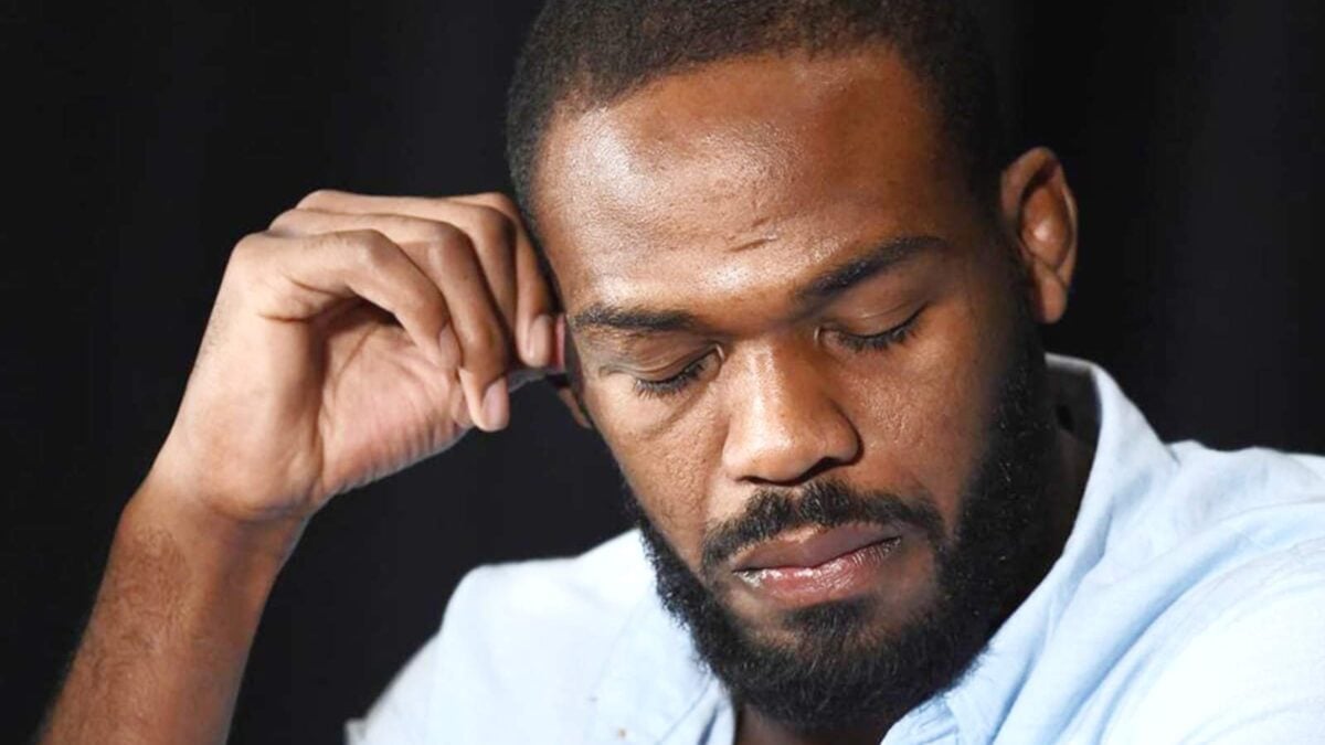 Jon Jones makes a passionate plea about men's mental health