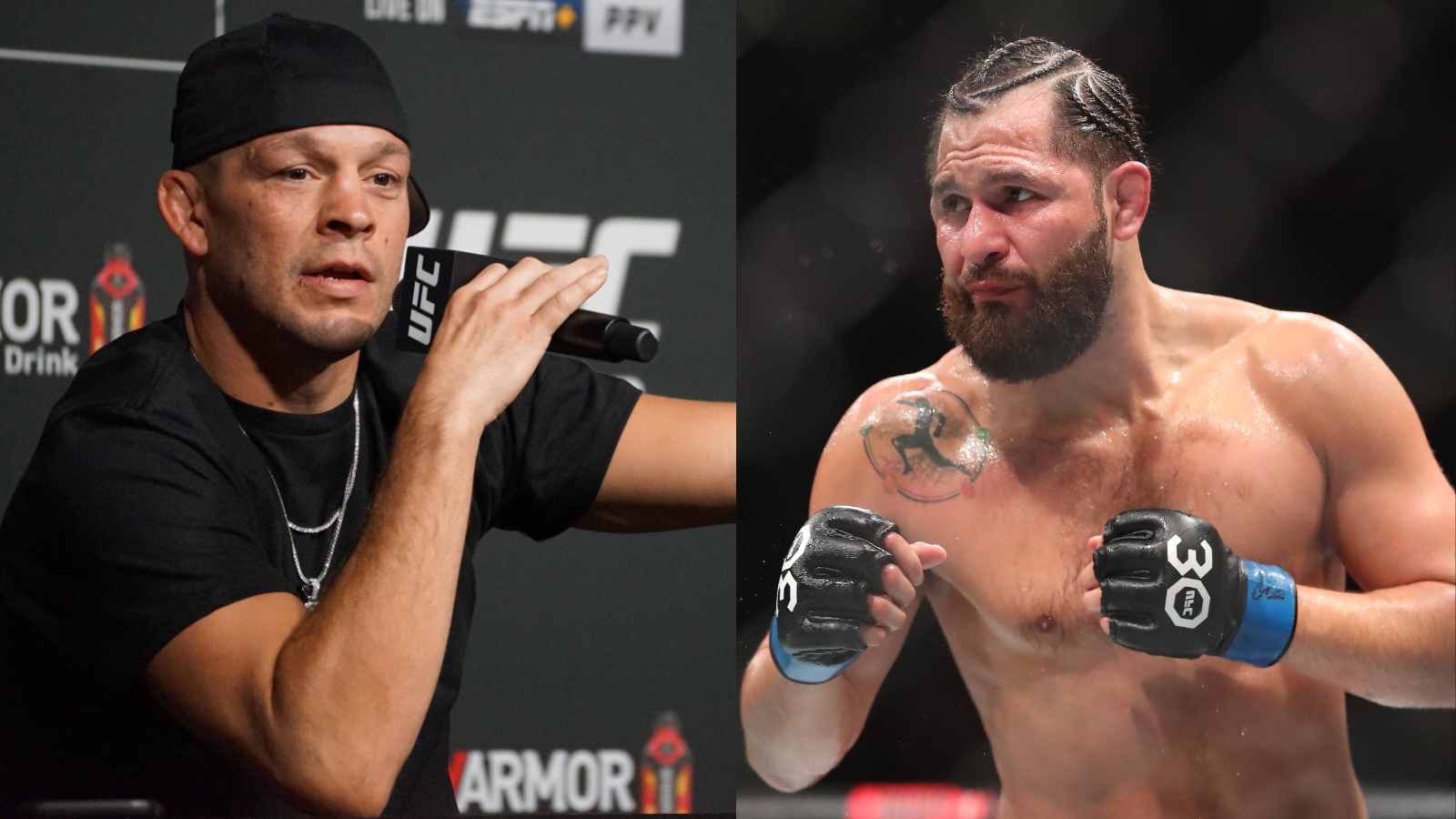 “Come here and get your a**es whipped” – Nate Diaz and Jorge Masvidal encounter after wild brawl between teammates