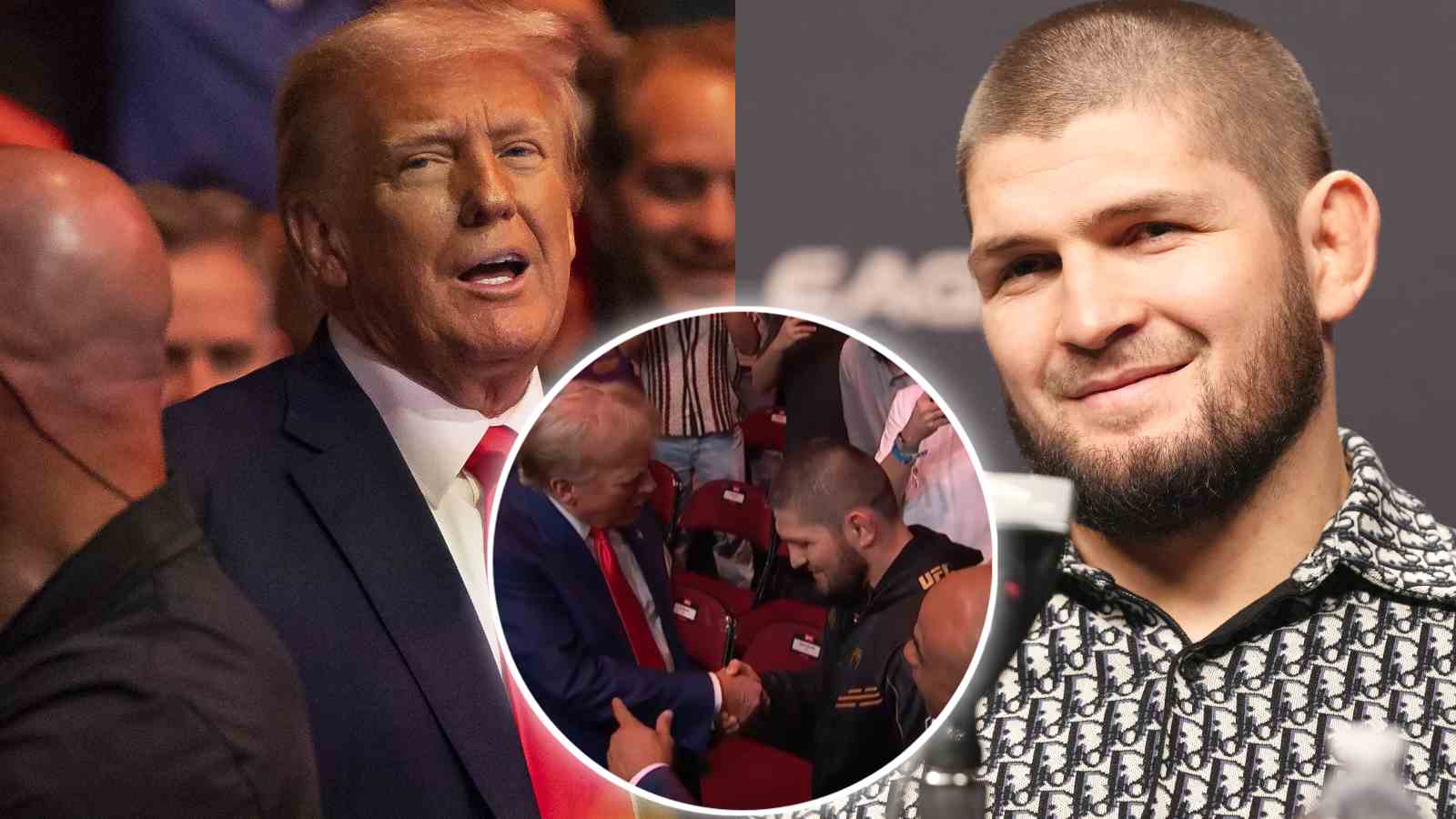 Donald Trump praises Khabib Nurmagomedov as ‘greatest fighter of all time’ after iconic meeting at UFC 302