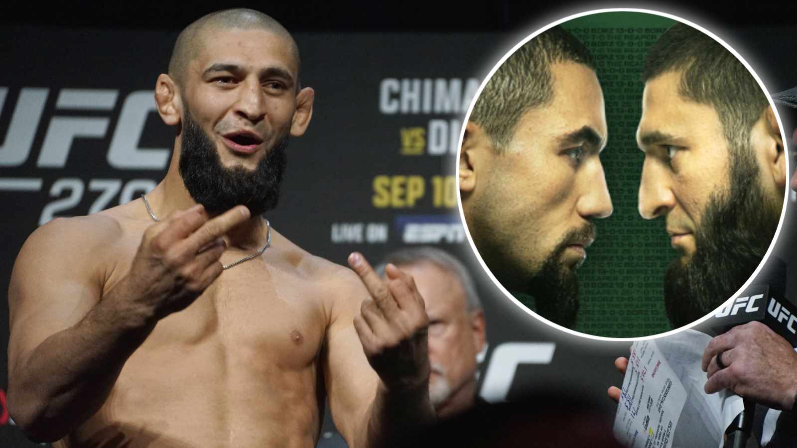 ‘Violently ill’ Khamzat Chimaev breaks silence after pulling out of UFC’s historic Saudi Arabia debut