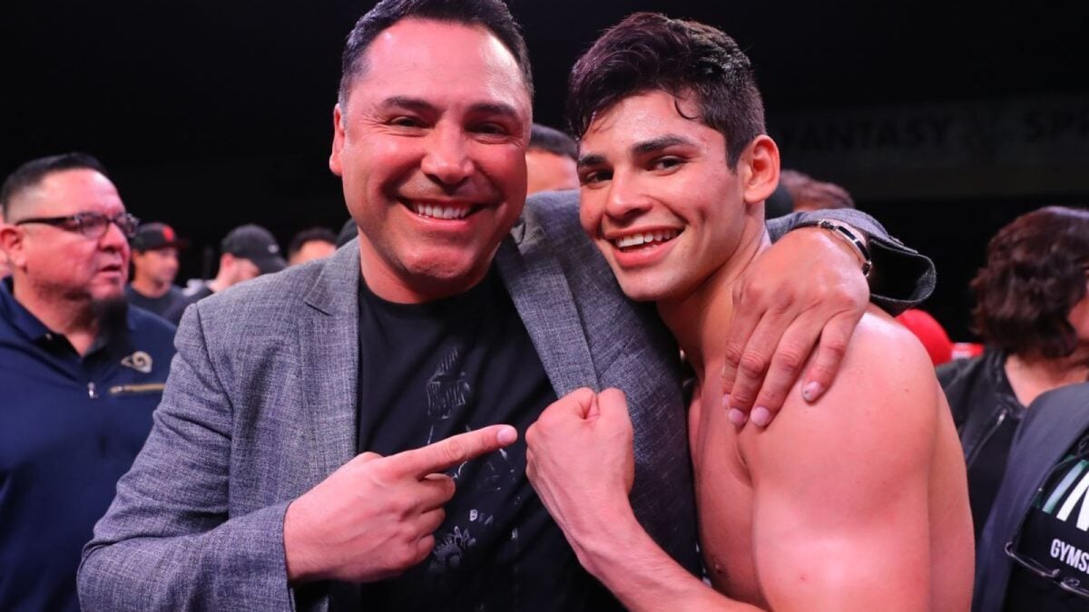 oscar de la hoya and ryan garcia, Devin Haney