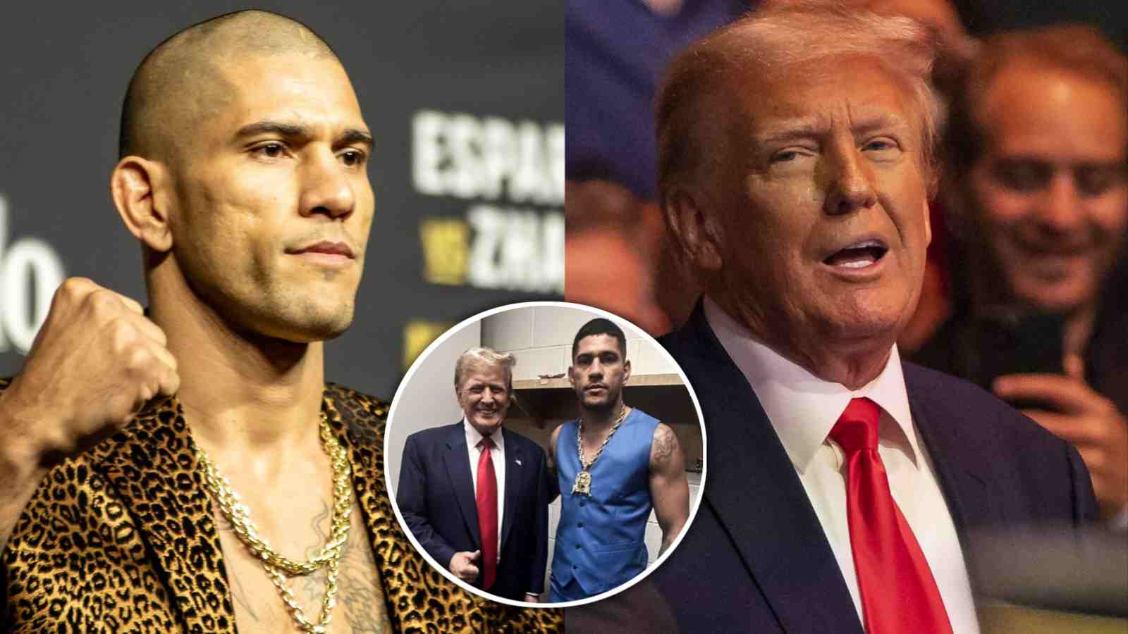 Alex Pereira goes VIRAL for picture with former President Donald Trump ...