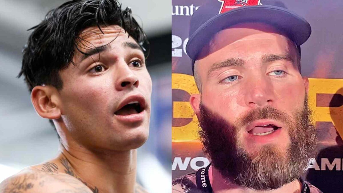 Caleb Plant disses Ryan Garcia fan