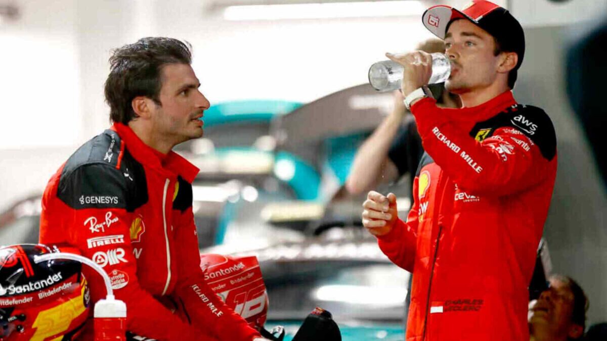 Carlos Sainz and Charles Leclerc (via IMAGO)