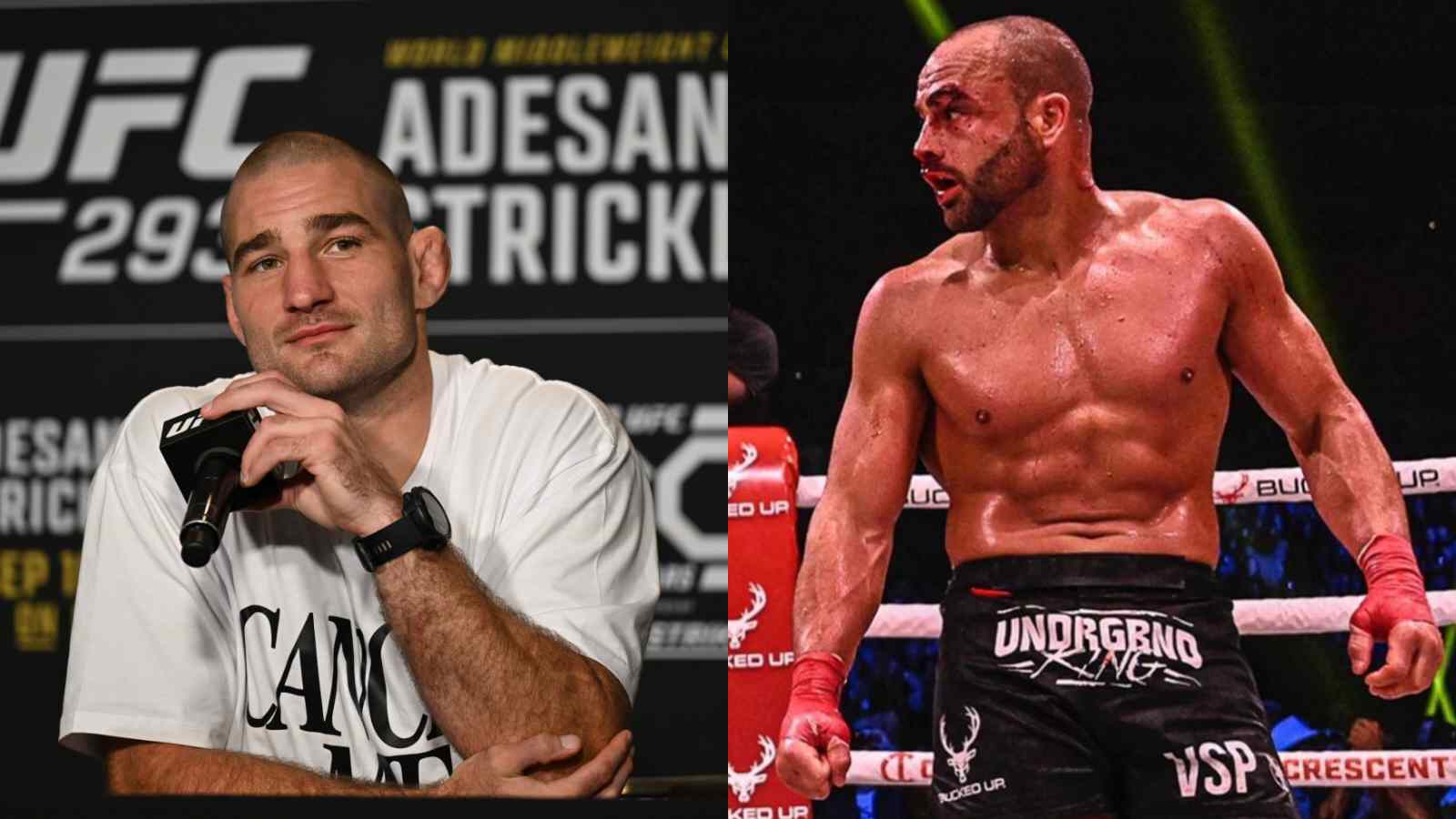 “They pay more than you’re getting paid,” Eddie Alvarez sends reality check to Sean Strickland over insults toward BKFC pay