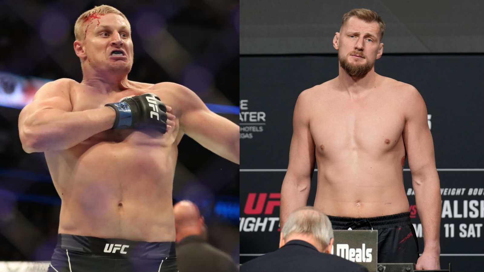 Friends turned rivals, Alexander Volkov and Sergei Pavlovich ignore Dana White and have fiery exchange in Russian