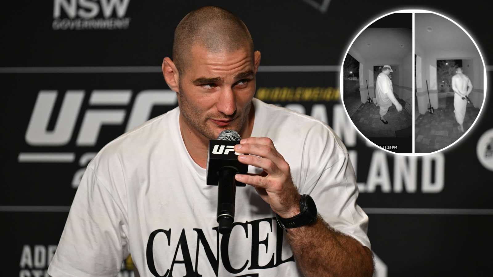 “Paranoid or reasonable?” – UFC star Sean Strickland with gun reveals CCTV pictures from another bizarre encounter with stranger