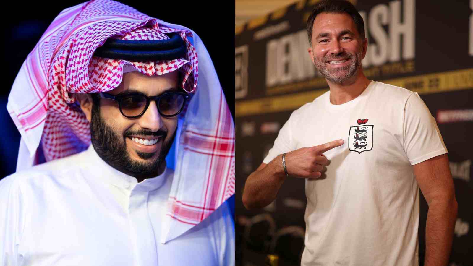 Eddie Hearn breaks silence on Saudi royalty Turki Alalshikh trying buy all boxing promotions