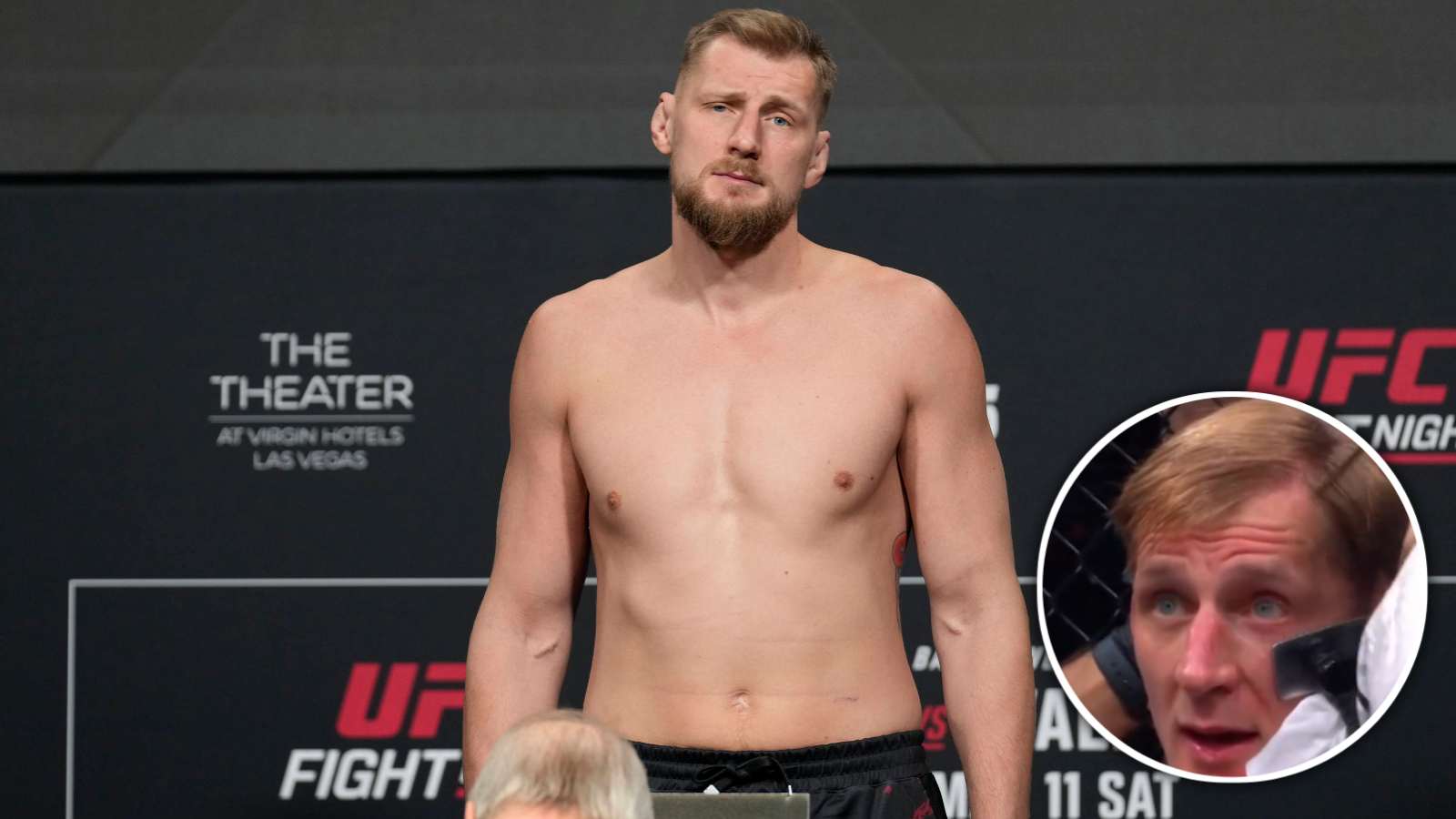 WATCH: “Achieved Chad status” – Russian UFC heavyweight goes VIRAL for combing hair in between rounds