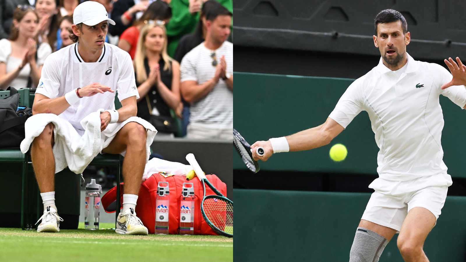 Novak Djokovic advances to Wimbledon semifinals after Alex de Minaur withdraws due to injury