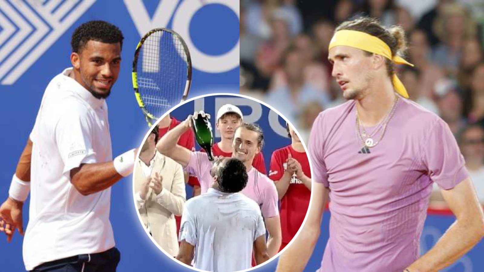 WATCH: Alexander Zverev sprays champagne over Arthur Fils after huge controversy erupts during their final match at German Open