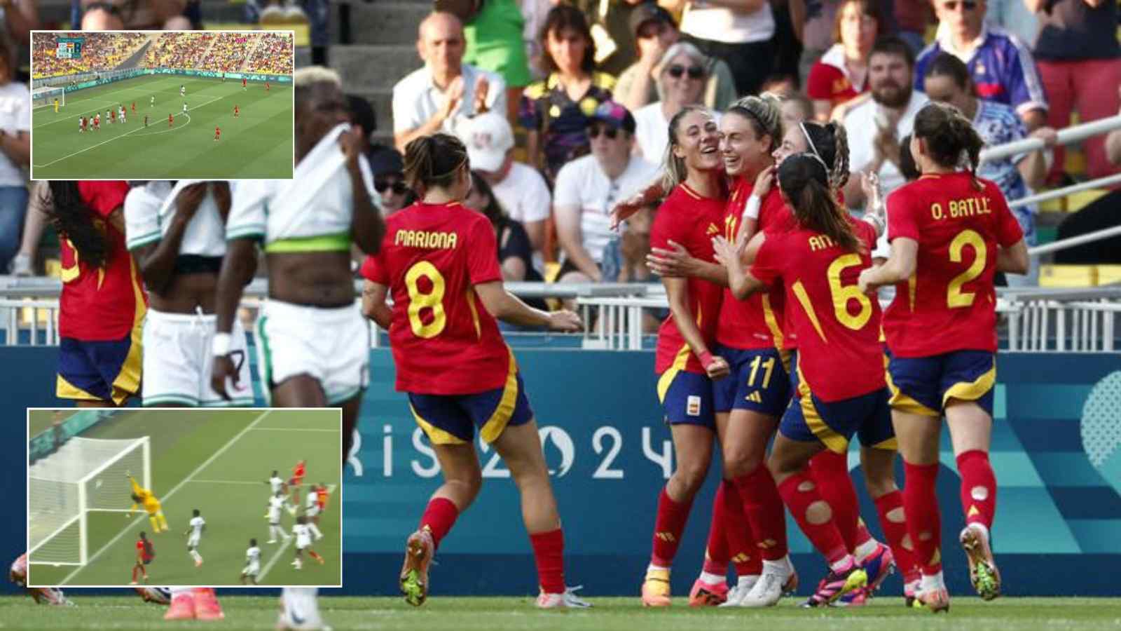 WATCH: Alexia Putellas scores SCREAMER to hand Spain narrow win over Nigeria at 2024 Paris Olympics