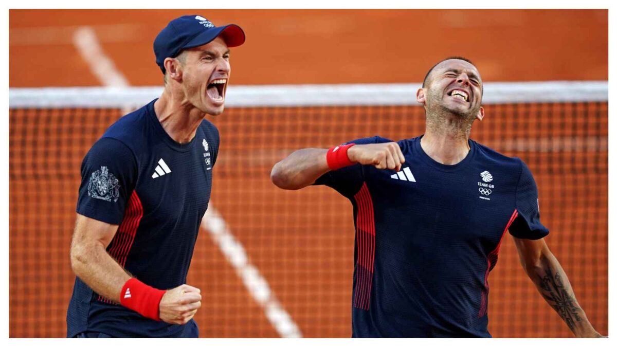 Andy Murray and Dan Evans