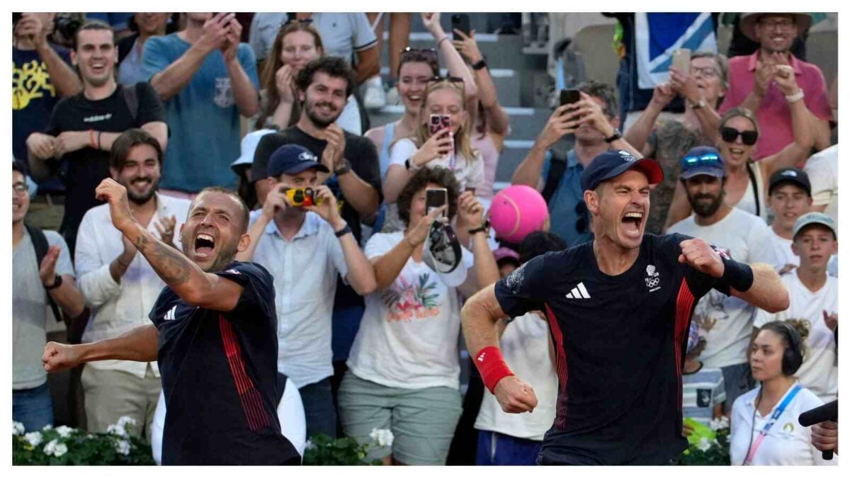 Andy Murray and Dan Evans