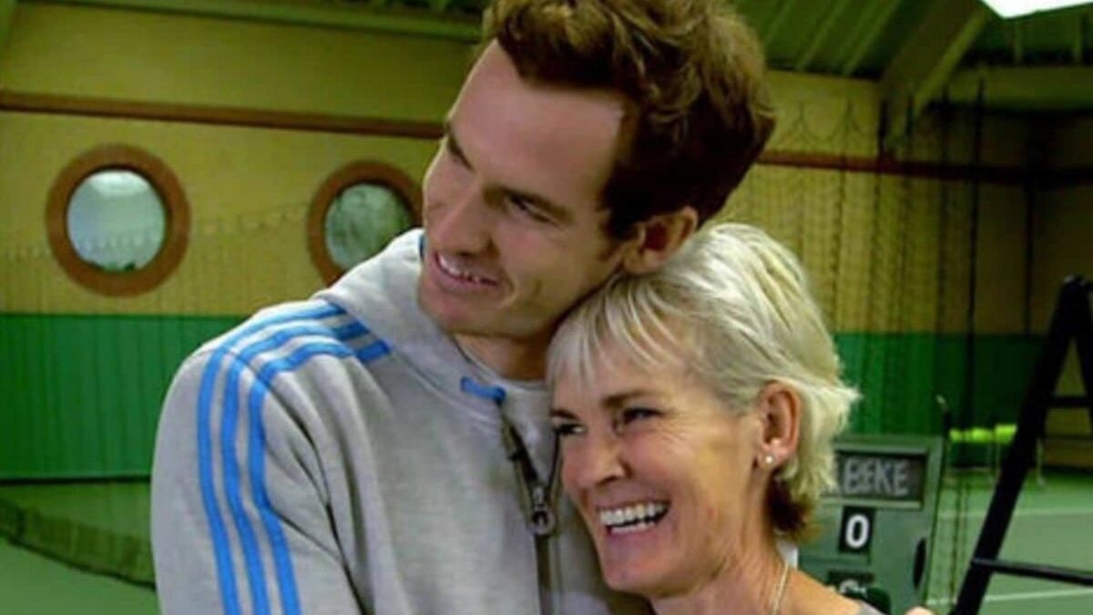 Andy Murray and Judy Murray