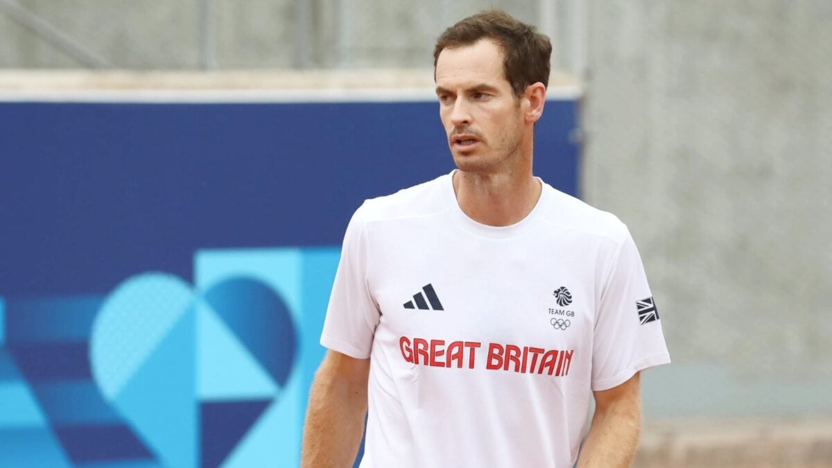 Andy Murray at the Paris Olympics