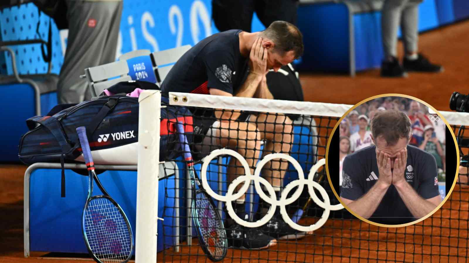 WATCH: Andy Murray in tears after another astonishing escape with Dan Evans at the Paris Olympics