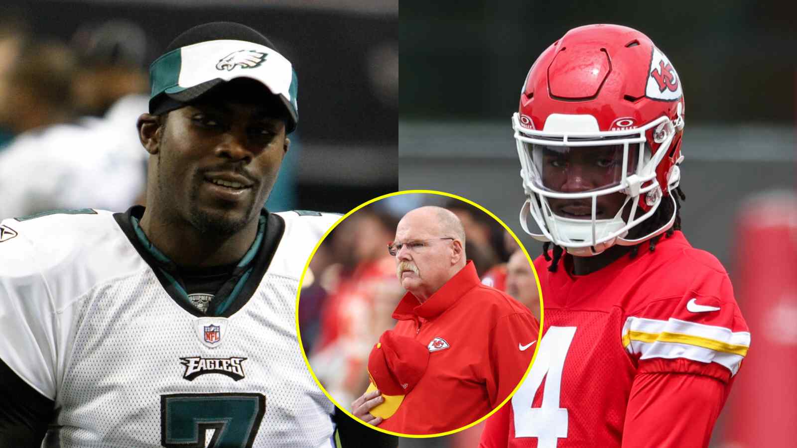 Andy Reid gets emotional while recalling how he helped Michael Vick after 21-month prison sentence