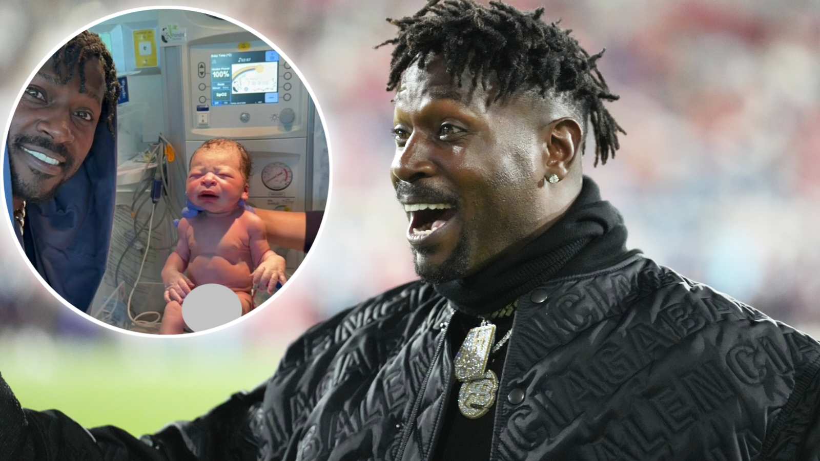 Tom Brady’s ex-teammate Antonio Brown shares adorable picture of newly born 7th baby