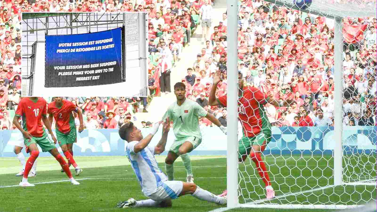 “Craziest start to the Olympics” – Fans in disbelief as VAR rules out Argentina’s late equalizer two hours after scoring equalizer against Morocco