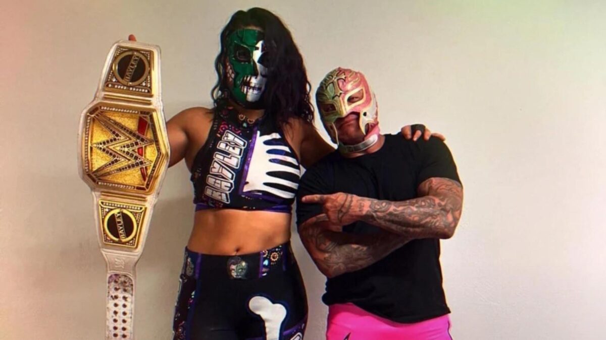 Bayley and Rey Mysterio