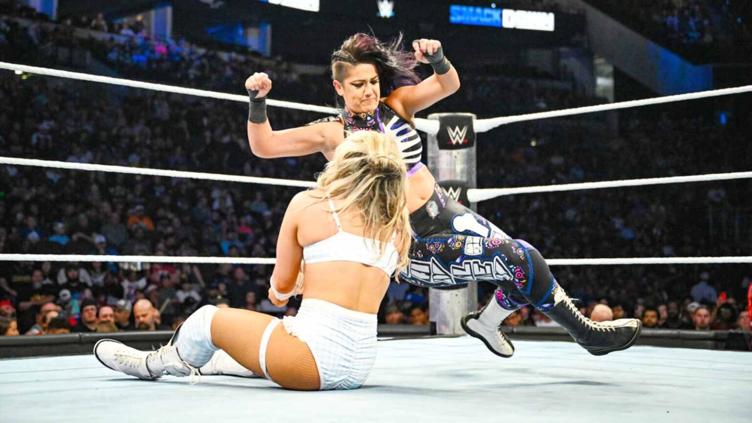 WATCH: Bayley shows off brutal battle scars after WWE’s tour of Japan